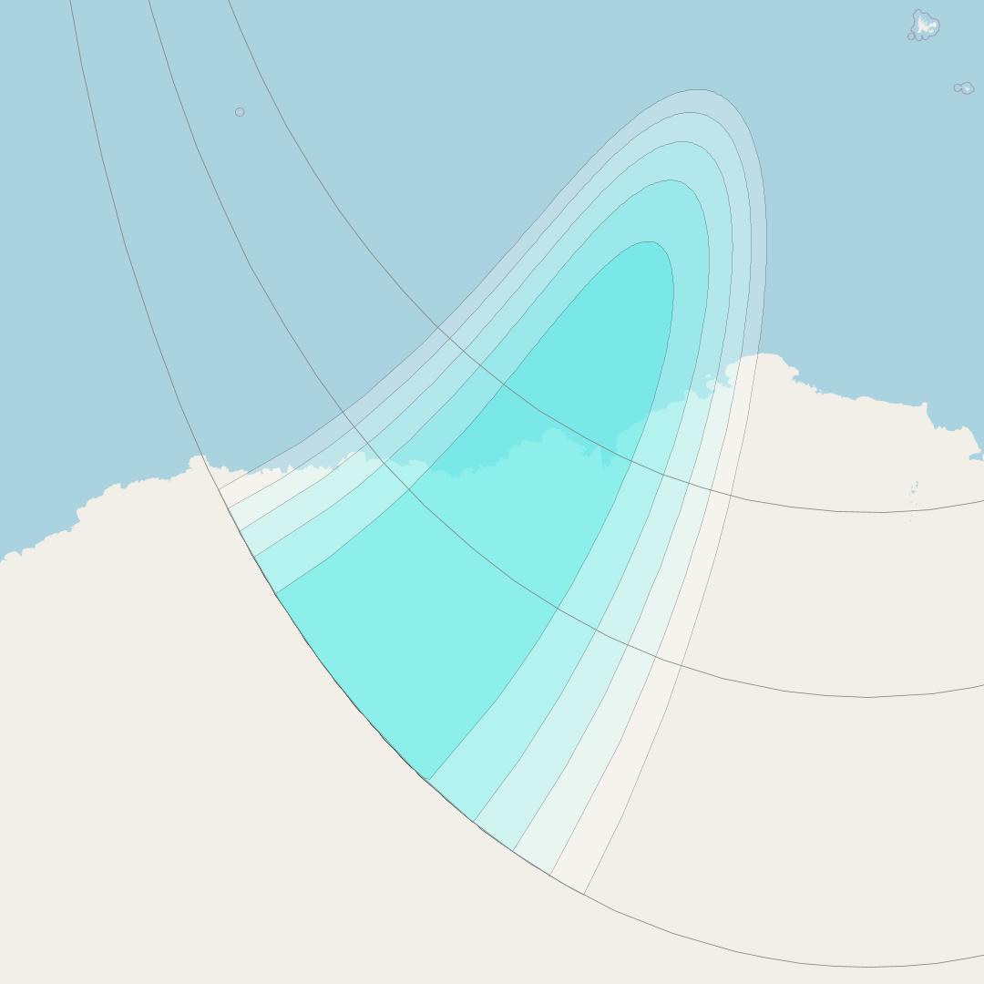 Inmarsat-4F2 at 64° E downlink L-band S068 User Spot beam coverage map